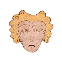 A worried medieval face